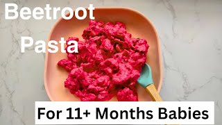 Beetroot Pasta For Babies and Toddlers  Beetroot Pasta  white pot [upl. by Teena]