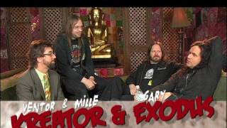 Exodus and Kreator Interview [upl. by Aelak]