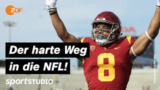 St Brown Der Traum von der NFLKarriere  Teil 1  sportstudio [upl. by Bailey]