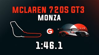 Monza 1461  Mclaren 720S GT3  GO Setups  ACC 195 [upl. by Dnalwor]