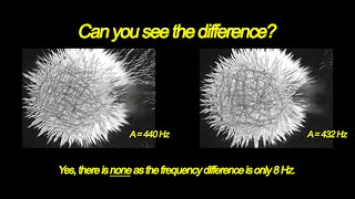 Sound Frequencies in Water A440 Hz vs A432 Hz [upl. by Nere]