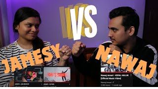 Nawaj vs Jamesy Diss Battle  COUPLE REACTION [upl. by Ahter]