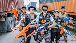 LTT Game Nerf War  Warriors SEAL X Nerf Guns Fight Crime group Inhuman Against Intruders [upl. by Ysor97]