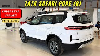 2024 Tata Safari Pure 0 Steller Frost Colour ❤️ Price amp Features  2024 Tata Safari  nitin ghule [upl. by Sunda354]