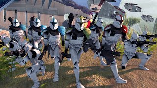 Clone Arc Trooper LAAT Gunship INVASION  Men of War Star Wars Mod [upl. by Bradford]