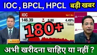 IOC share news today BPCL share news today HPCL share news today Target Tomorrow Hold or sell [upl. by Eiramrebma441]