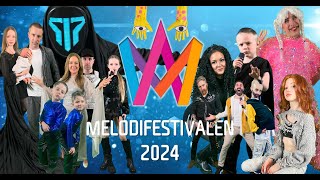 Grunselius tolkningar finalen Melodifestivalen 2024 [upl. by Ott]