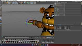 c4dfnaf how i make animation [upl. by Narhem]