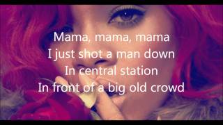 Rihanna Man down lyrics [upl. by Adirahs]