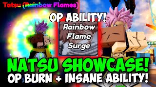 New Natsu 6 Star Has INSANE BURN DAMAGE  OP ABILITY  All Star Tower Defense Showcase [upl. by Saloma436]