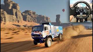 KAMAZ  MASTER SPORTS TEAM  Dakar Desert Rally  Logitech G920 [upl. by Carmelita]