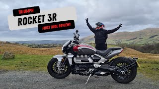 Triumph Rocket 3R 🚀  First Impressions Ride [upl. by Ayihsa]