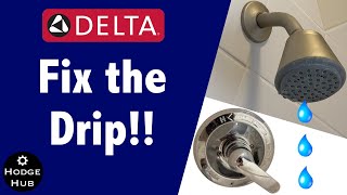 Fix the Drip on Delta 1300 1400 Series Showers [upl. by Ennelram95]