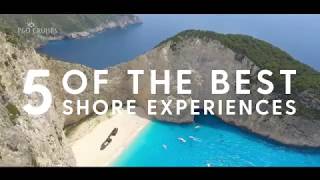 PampO Cruises  Top 5 Mediterranean Fly Cruise Shore Experiences [upl. by Cuyler]