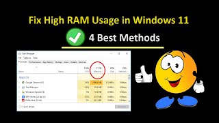 How To Fix High RAMMemory Usage on windows 11 [upl. by Behm]