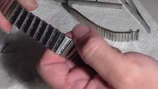 Watch Strap Remove Links Voguestrap TX021W Allstrap Amazoncom [upl. by Ahsenat]