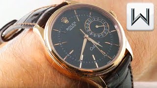 Rolex Cellini Date 50515 Luxury Watch Review [upl. by Nallak]