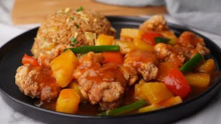 POLLO con PIÑA Peruano  Receta Estilo CHINO ¡Mejor que en los CHIFAS [upl. by Naman403]