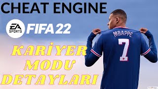 FİFA 22 KARİYER MODU BÜTÜN DETAYLAR  FİFA 22 CHEAT TABLE NASIL İNDİRİLİR VE KURULURTÜRKÇE ANLATIM [upl. by Sisxela]