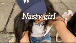 Tinashe  Nasty Lyrics mmsub [upl. by Anihs]