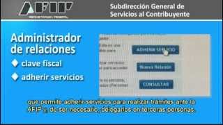 AFIP  Administrador de Relaciones de Clave Fiscal Maktotal [upl. by Togram]