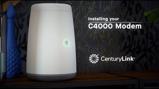 CenturyLink Install How to setup your C4000 modem [upl. by Alcott]