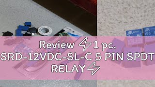 Review ⚡1 pc SRD12VDCSLC 5 PIN SPDT RELAY⚡ [upl. by Alra784]