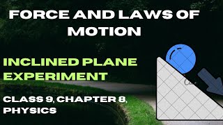 Physics  Inclined Plane experiment by Galileo  Force and Laws of Motion  Class 9  Science [upl. by Sualokin]