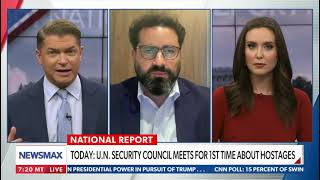 Hillel Neuer on Newsmax quotThe only thing worse than the UN staying silent is when they speakquot [upl. by Ginsberg]