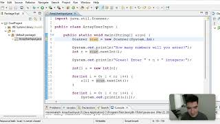 How To Get Array Input From A User In Java Using Scanner [upl. by Doretta]