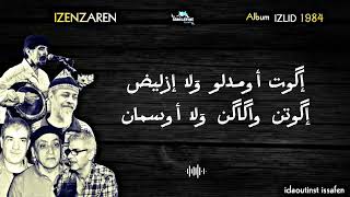 IZENZAREN  IZILID  إزيليض  إزنزارن  كلمات  Lyrics [upl. by Naomi3]