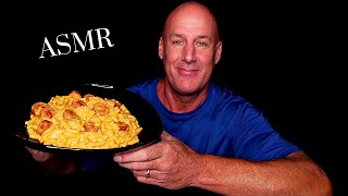 ASMR KRAFT MACARONI amp CHEESE WITH SMOKED SAUSAGE EATING SOUNDS SOFT SPOKEN [upl. by Ahsek]