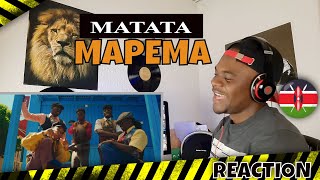 MATATA  MAPEMA OFFICIAL MUSIC VIDEO REACTION [upl. by Yeliab246]