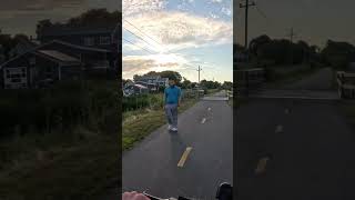 Anyone ever been attacked by a goose 😭😫 biking ebike electricbike [upl. by Yeknarf]