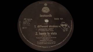 Isotonik  Different Strokes Grooverider Remix HQ 1991 Old Skool [upl. by Ralyks570]