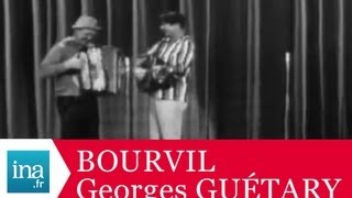 Bourvil et Georges Guétary quotLa vie de bohèmequot live officiel  Archive INA [upl. by Alakcim]