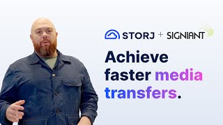 Better video collaboration with faster multigigabit transfers with Signiant and Storj [upl. by Attenra]