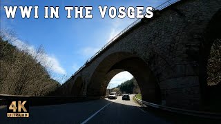 A drive in the Vosges Mountains from Rosheim to some WWI bunkers near Senones [upl. by Dinsmore910]