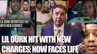 LIL DURK HIT WITH NEW CHARGES FACING LIFE  Criminal Lawyer Reacts [upl. by Garlanda]