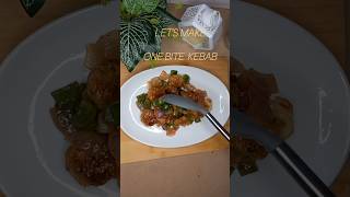 One bite kebab recipe recipe cuisine food cooking koftarecipe koftapulao [upl. by Ellicott]