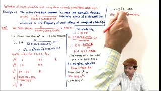 L33 Application of Routh Hurwitz stability test for analysis of conditional stability [upl. by Daloris]