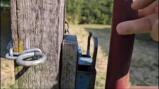 How to Keep an Automatic Latch Gate Closed [upl. by Etnahc112]