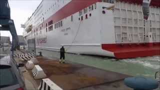 Cruise Europa  MINOAN LINES docking Port of Ancona [upl. by Midian]