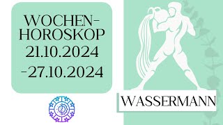 ♒ Wochenhoroskop  Wassermann  2110271024  KW 432024 [upl. by Tiler202]