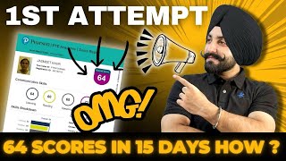 PTE exam review 64 Scores in 15 days how to get 7 bands  Gurwinder Sir [upl. by Annael10]