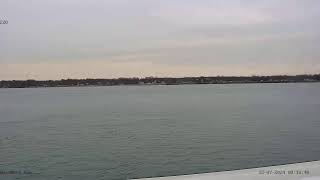 St Clair River from the Voyageur Restaurant St Clair Michigan USA [upl. by Eimoan]