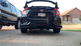 Civic Type R FK8 AWE Track Edition Exhaust amp PRL Catless Downpipe [upl. by Ko]