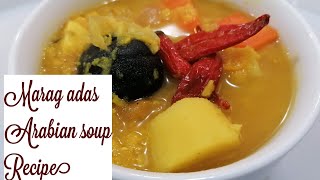 Marag adas with potato and carrotsArabian soup recipeGioia [upl. by Aihsenot]