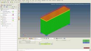 Topology Optimization setup demonstration in HyperMesh 110 [upl. by Hephzibah]