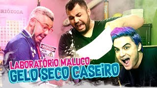 COMO FAZER GELO SECO EM CASA  LABORATÓRIO MALUCO [upl. by Walczak]